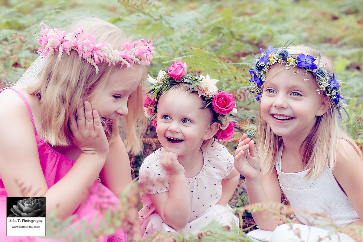 Getting creative with children’s portraits – babes in the wood!